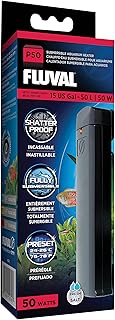 Fluval P50 Submersible Aquarium Heater for Up to 15 Gallons, 50 Watts