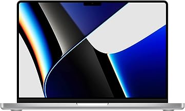 2021 Apple MacBook Pro with Apple M1 Pro Chip (14-inch, 16GB RAM, 1TB SSD Storage) Silver (Renewed)