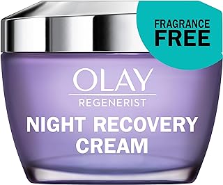Night Cream by Olay Regenerist Night Recovery Anti-Aging Face Moisturizer 1.7 oz