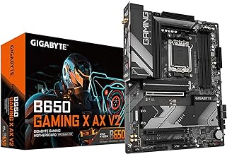 B650 GAMING X AX V2 (rev. 1.0) AM5 LGA 1718 AMD B650 ATX DDR5, Triple M.2, PCIe 5.0, USB 3.2 Gen2x2 Type-C, AMD Wi-Fi 6E, Realtek 2.5GbE LAN