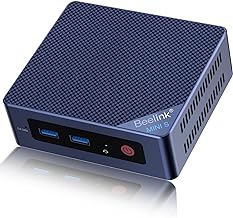 Mini PC, Mini S12 Pro Intel 12th N100(Up to 3.4GHz), 16GB DDR4 500GB M.2 PCIE SSD, Mini Desktop Computers Support 4K Dual HDMI Display/WiFi6/BT5.2/USB3.2/1000Mbps LAN/WOL Home/Office