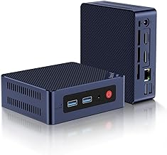 S12 Pro Mini PC, Intel 12th Gen Alder Lake- N100(up to 3.4GHz), 16GB DDR4 RAM 500GB M.2 SSD, Desktop Computer Support 4K Dual Display/USB3.2/WiFi 6/BT5.2/Gigabit Ethernet for Home/Office
