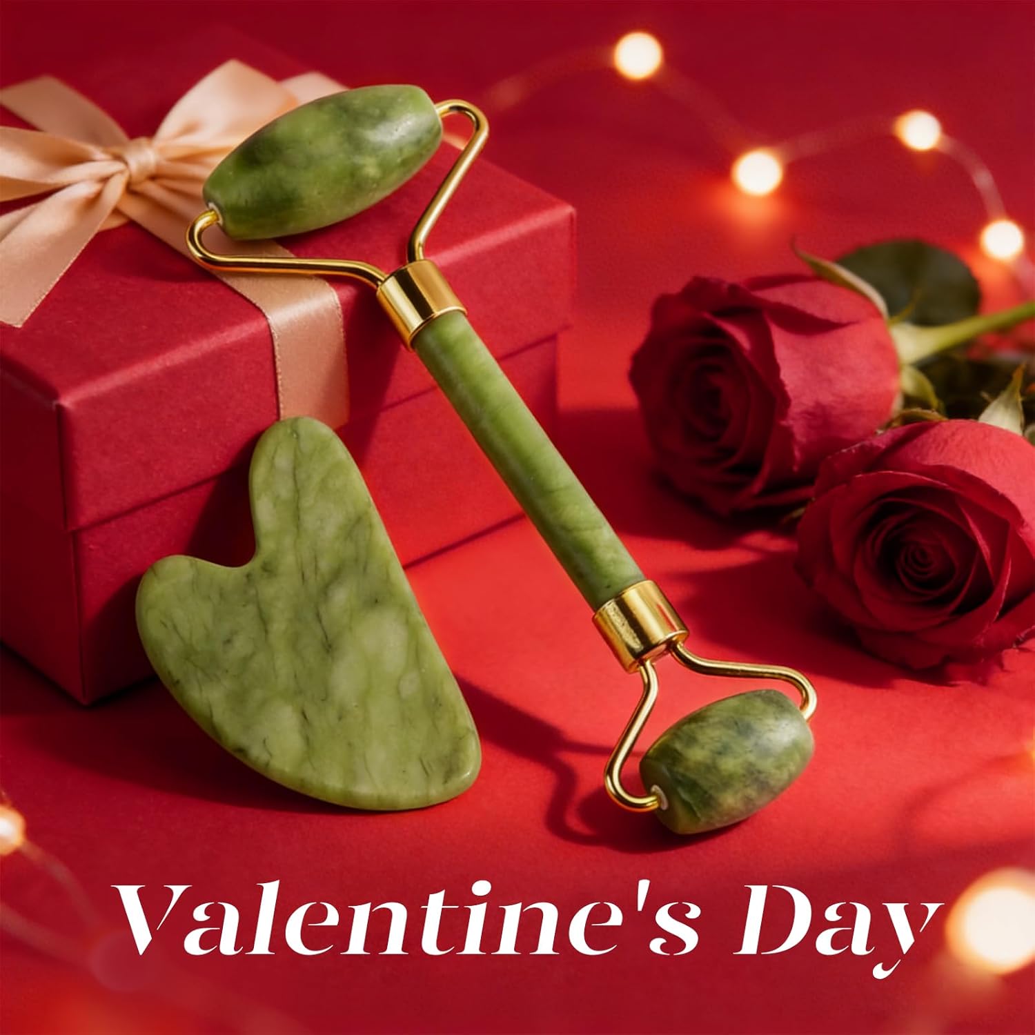 BAIMEI IcyMe Gua Sha & Jade Roller Facial Tools Face ...