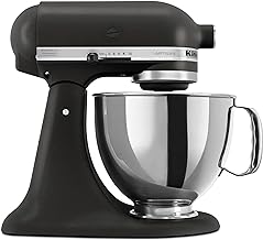KitchenAid KSM150PSBK Artisan 5 Quart Stand Mixer, Cast Iron