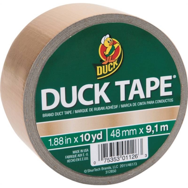 Duck 280748 Duct Tape, 10 yd L, 1.88 in W, Vinyl Backing,...