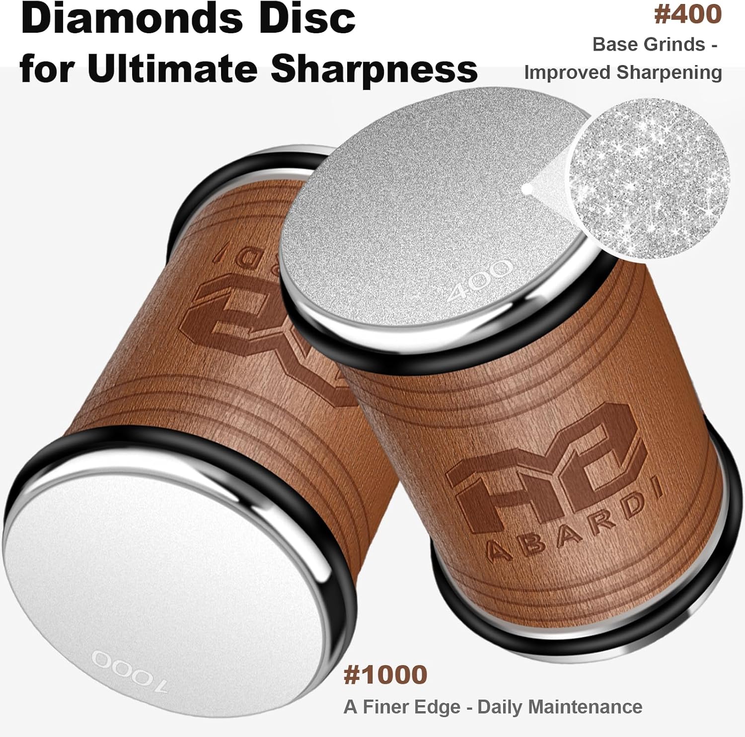 Abardi Rolling Knife Sharpener for Straight Edge ... - BigBangPrice