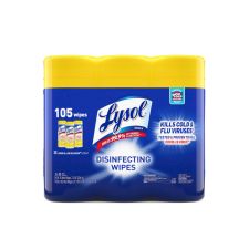 Lysol Disinfecting Wipes, Lemon & Lime Blossom Scent, 7\