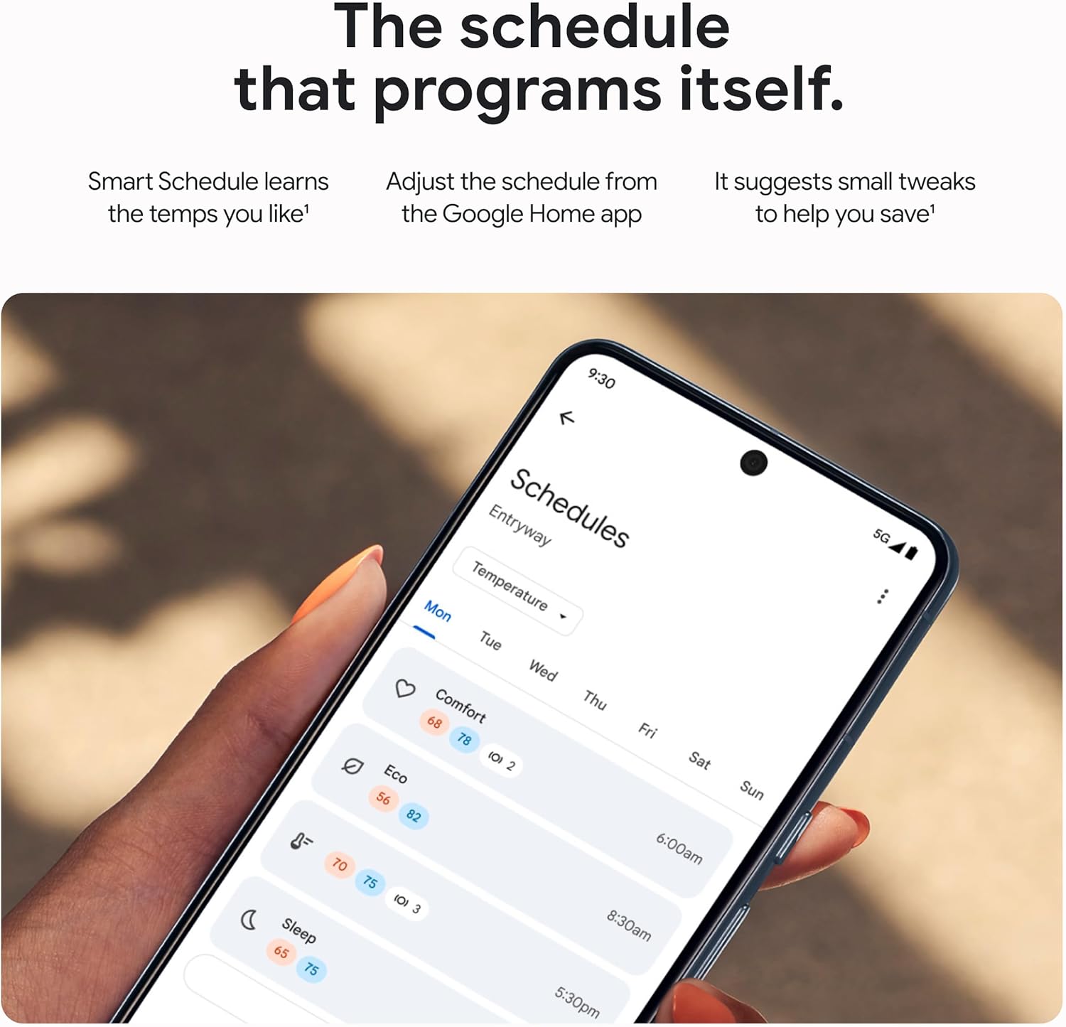 Google Nest Learning Thermostat (4th Gen) with Nest Temperature ...