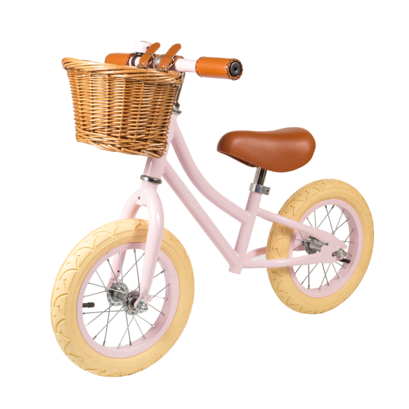 Banwood First Go Girl Balance Loopfiets - Roze