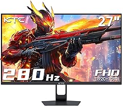 27 Inch 280Hz Gaming Monitor, FHD 1080P 240Hz PC Computer Monitor, Fast VA Panel, 1ms GTG, FreeSync G-Sync Compatible, HDR Support, 126% sRGB, HDMI and Displayport Inputs, H27E22P