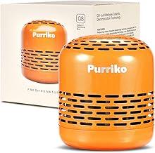 Refrigerator Deodorizer,Lasts for 10 Years,Refrigerator Odor Eliminator,Fridge Deodorizer,More Effective Than Baking Soda Bamboo Air Purifying Bags,Orange