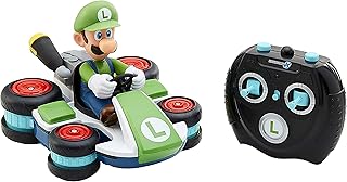 Super Mario 08988-PLY Nintendo Mario Kart 8 Luigi Mini Anti-Gravity Rc Racer 2.4Ghz, with Full Function Steering Create 360 Spins, Whiles & Drift Up To 100\