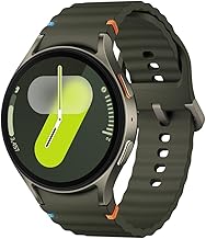 Galaxy AI Watch 7 Latin Specs SM-L300 (40mm) Bluetooth Wellness Tips, Heart Rate Tracking, Sleep Monitor, Fitness Tracker (Green + 15W Wall Dual USB Port, 40 MM)