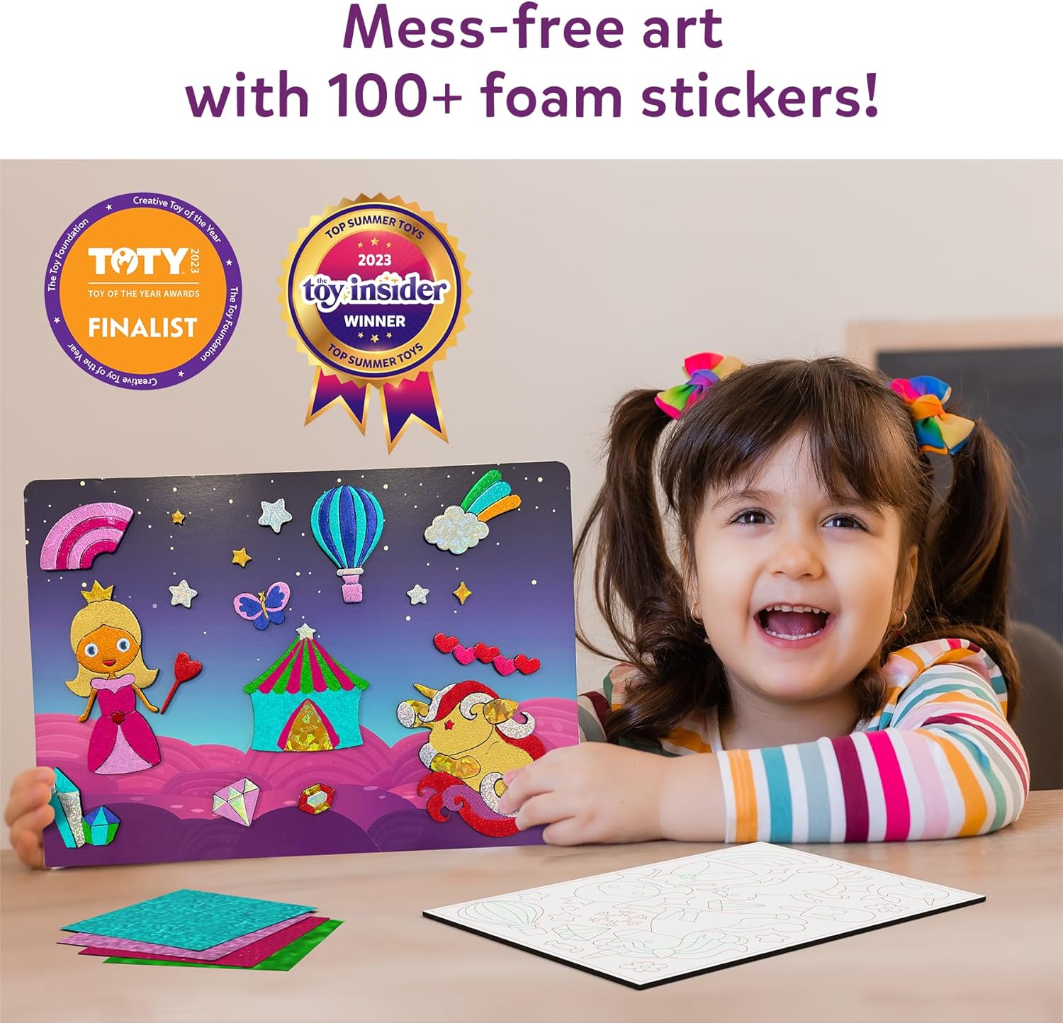 Foil Fun Unicorns & Princesses, No Mess Art for Kids, Craft ...