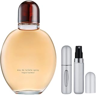 ORGINAL Mens Cologne EDT 4 OZ Bundle of Obssesion For Men With 1 PCS Of 5 Ml Refillable Perfume Atomizer Bottle Easy-Fill Empyt Atomizer Kit