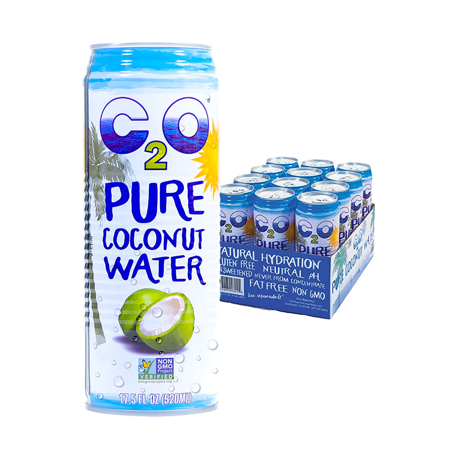 C2O Pure Coconut Water with Mango | Plant Based | Kenya