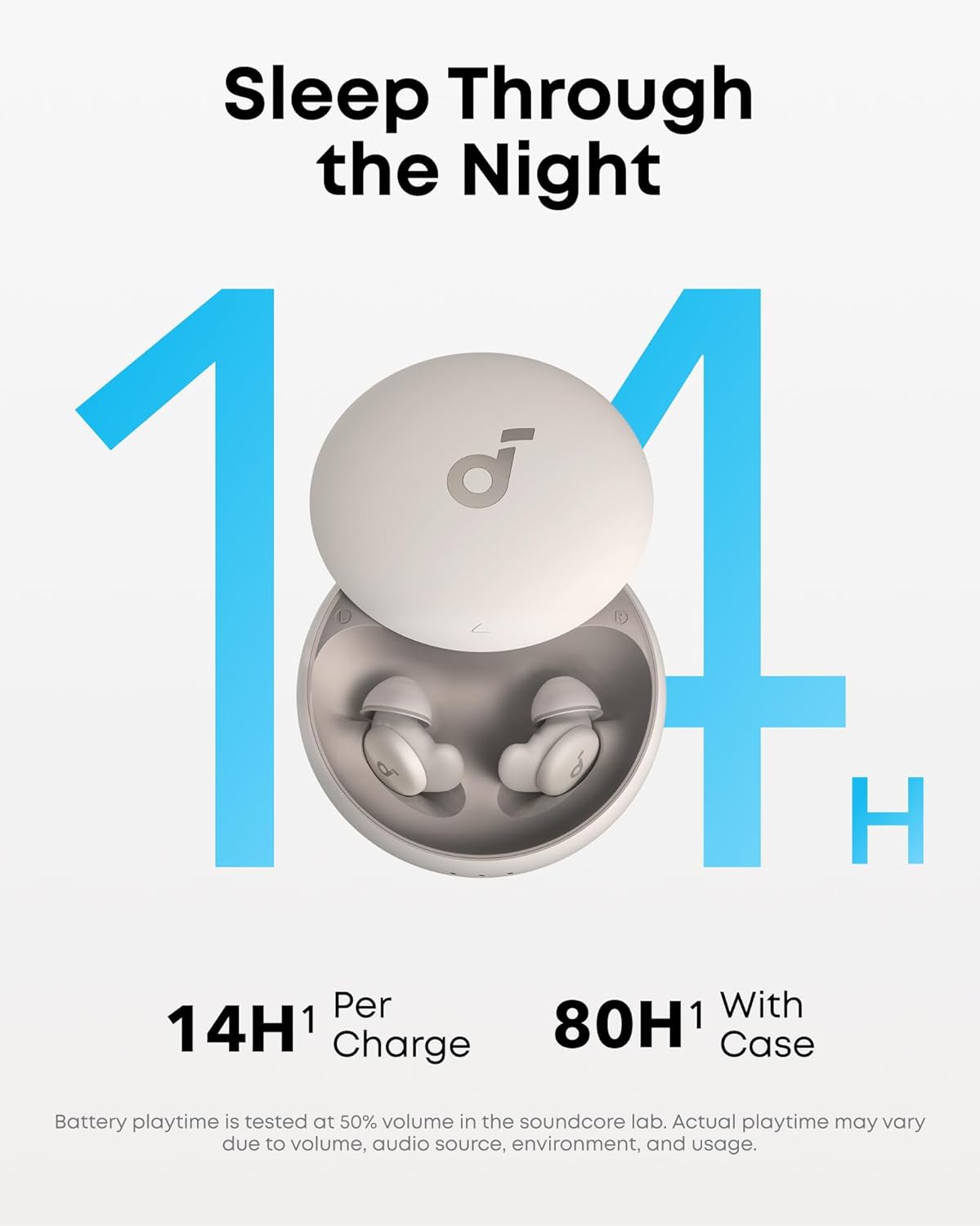 Soundcore Sleep A20 Earbuds by Anker, Noise Blocking, Comfy for ...