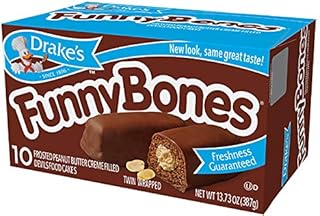 Drake\'s Cakes Funny Bones, 10 cakes, 13.03oz (pack of 2)\