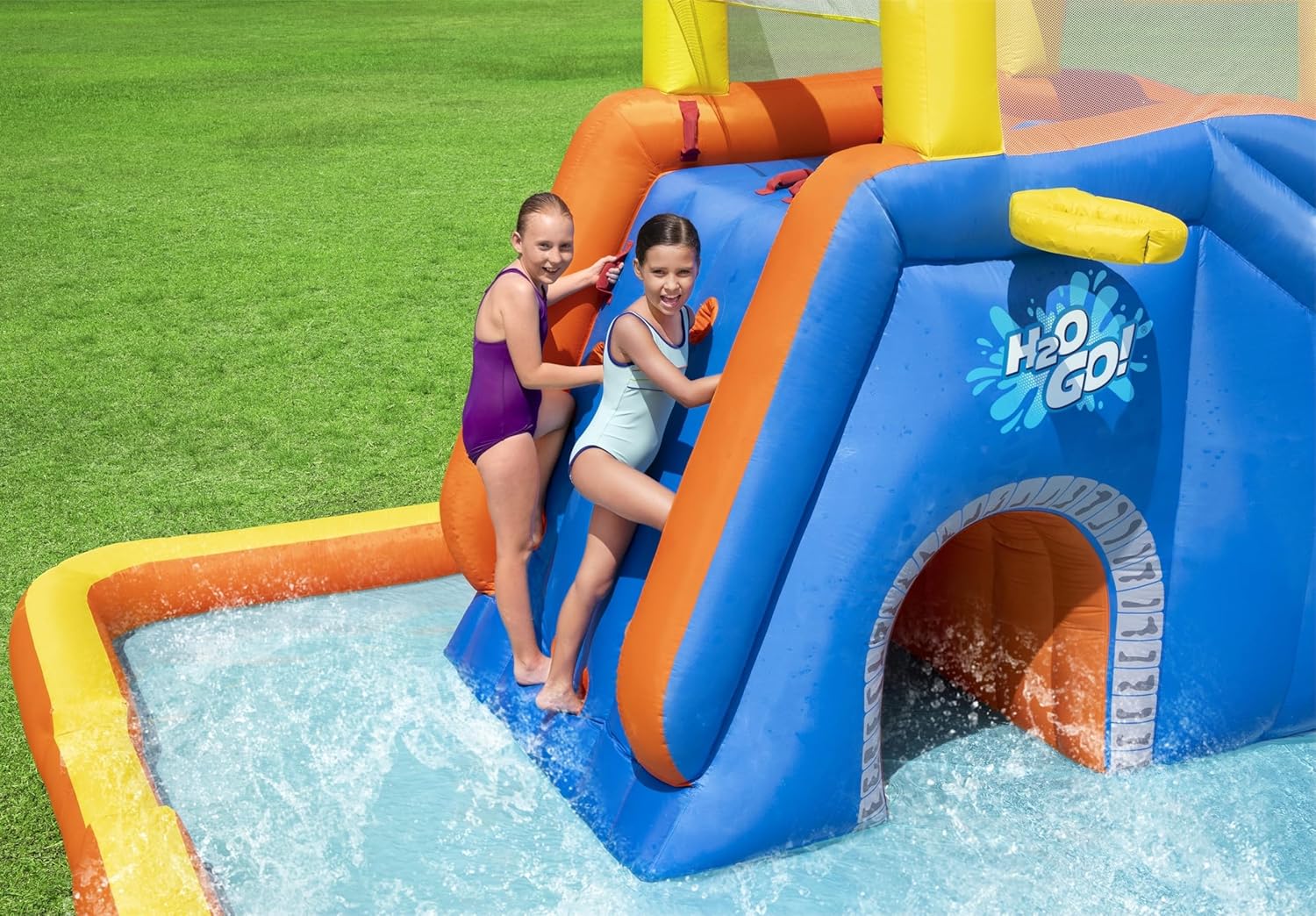 Bestway H2OGO! 18 x 16.5 x 8.7 Foot Super Double ...