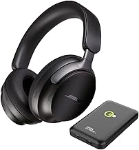 QuietComfort Ultra Wireless Noise Cancelling Headphones with Spatial Audio, Over-The-Ear Headphones with Mic, Up to 24 Hours of Battery Life (QuietComfort Ultra, Black)