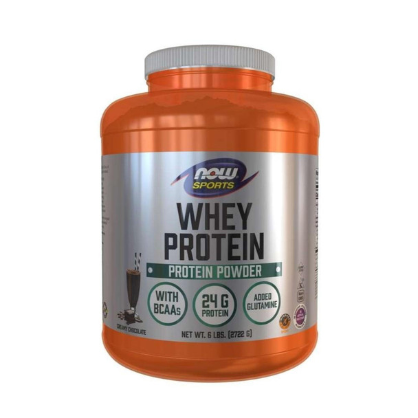 Now Foods Whey Protein 6 Lbs Creamy Chocolate