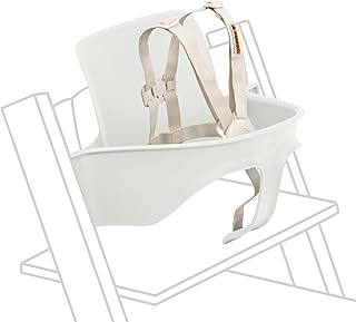 Stokke Tripp Trapp Babyset 2, wit - leeftijd 6-36 maanden - verander de Tripp Trapp stoel in een comfortabele kinderstoel - inclusief Stokke harnas 2