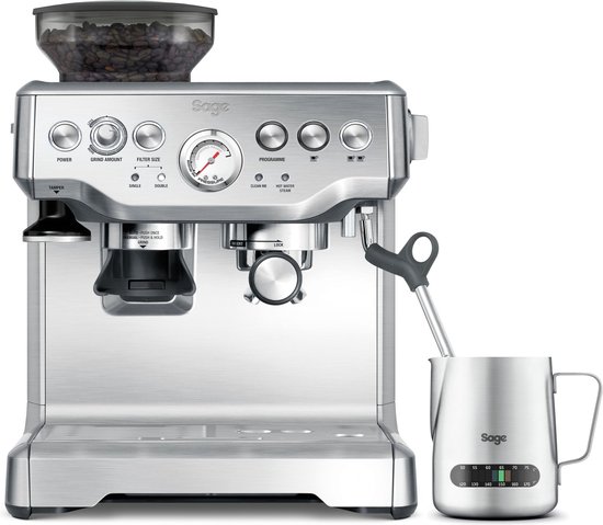 Sage the Barista Express™ Brushed Stainless Steel Pistonmachine ...