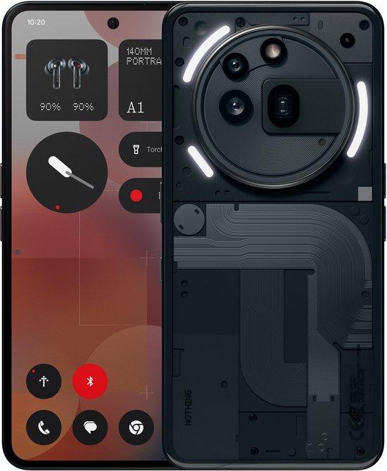 Nothing Phone (3a) Pro 12/256GB Zwart - Bol