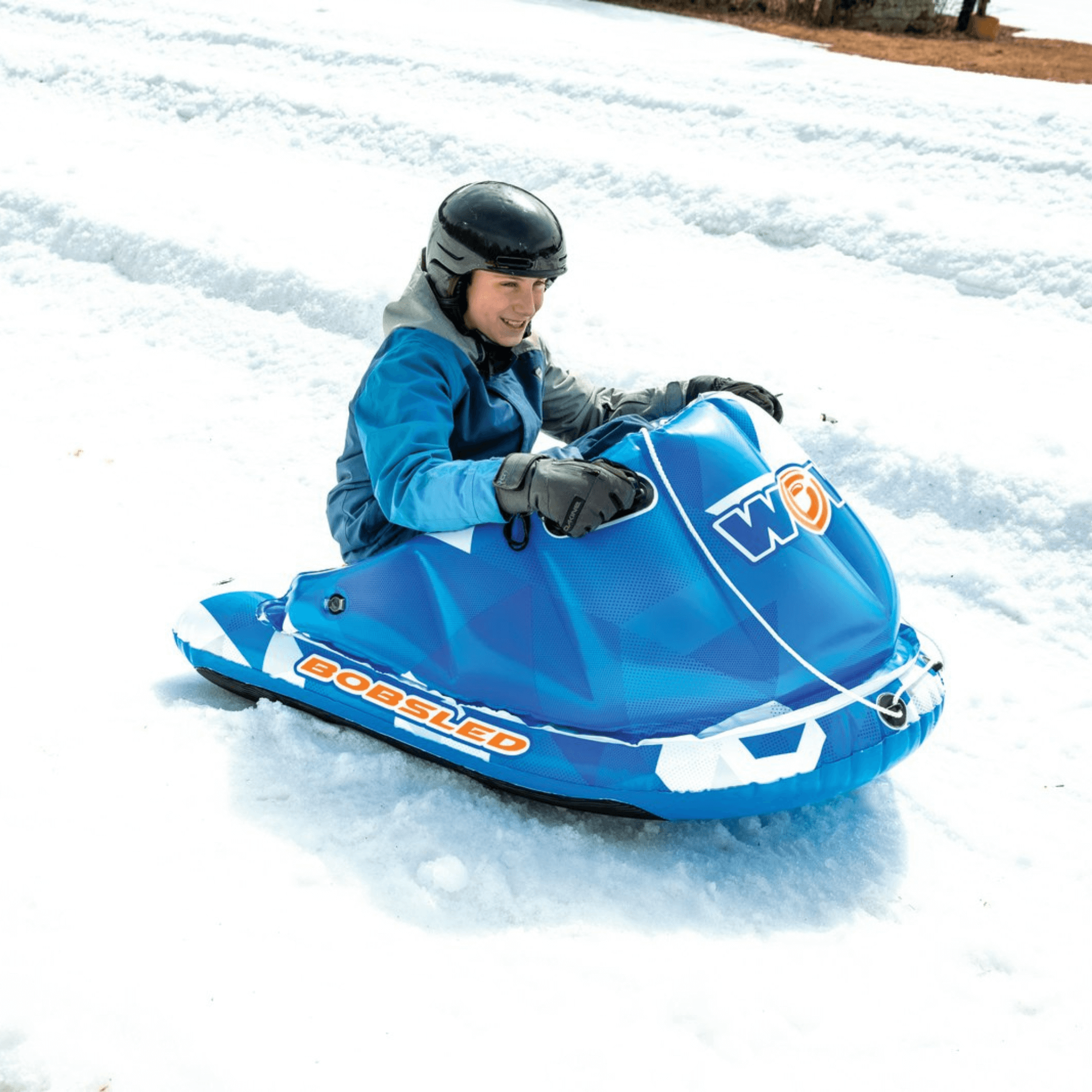 WOW Sports Snow Tube Bobsled for Kids and Adults
