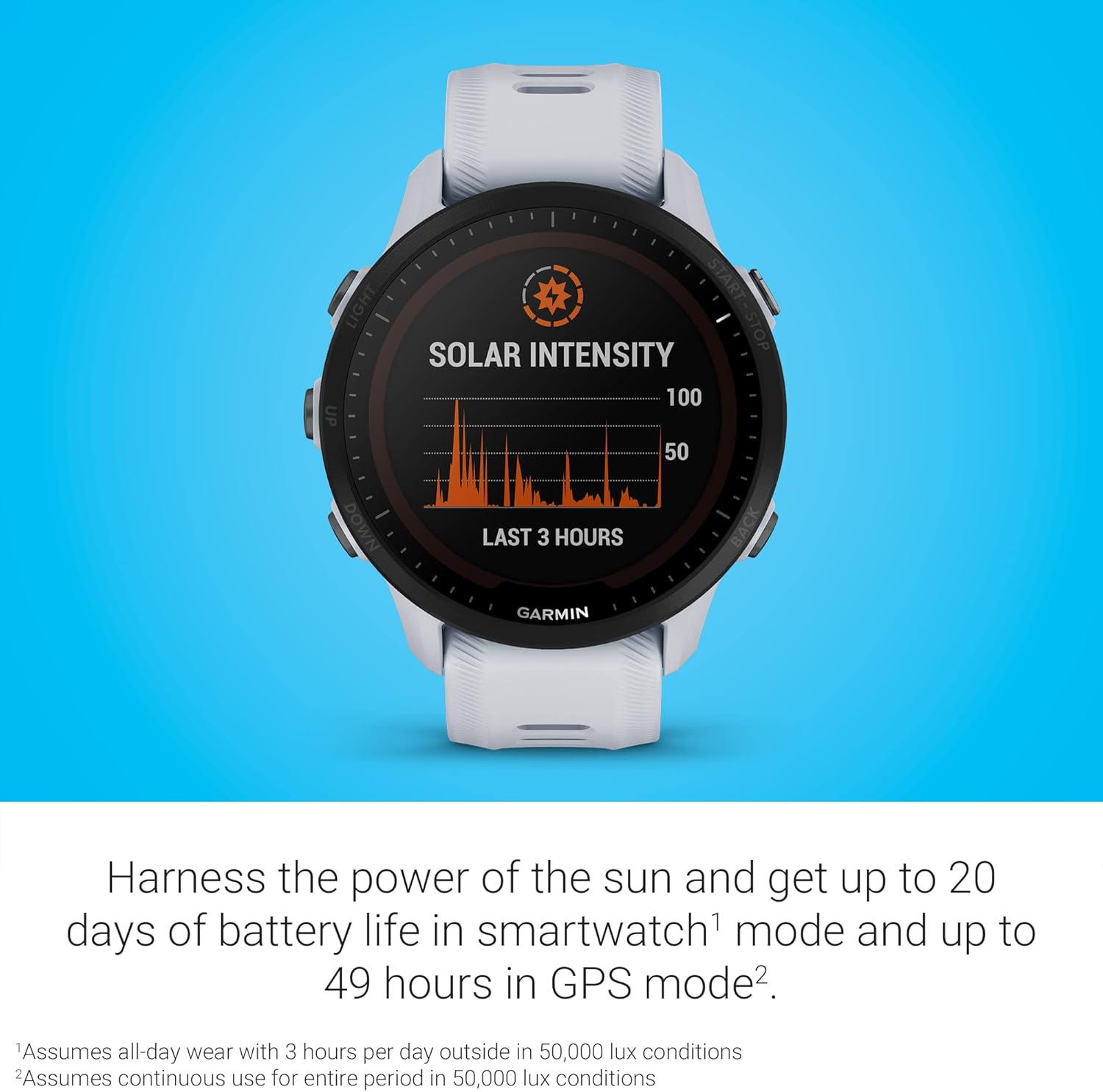 Garmin Forerunner® 955 Solar, GPS Running Smartwatch with ...