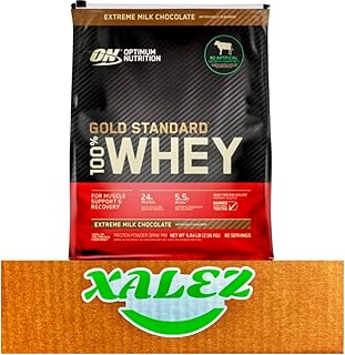 Optimum Nutrition Gold Standard 100% Whey Chocolate, 5.64 lbs TM Gift Box