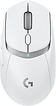 Logitech G309 Lightspeed Wireless Gaming Mouse, Lightweight, LIGHTFORCE Hybrid Switches, Hero 25K Sensor, 86g & 300+ hr Battery Life with AA Battery, 6 Programmable Buttons, PC & Mac - White