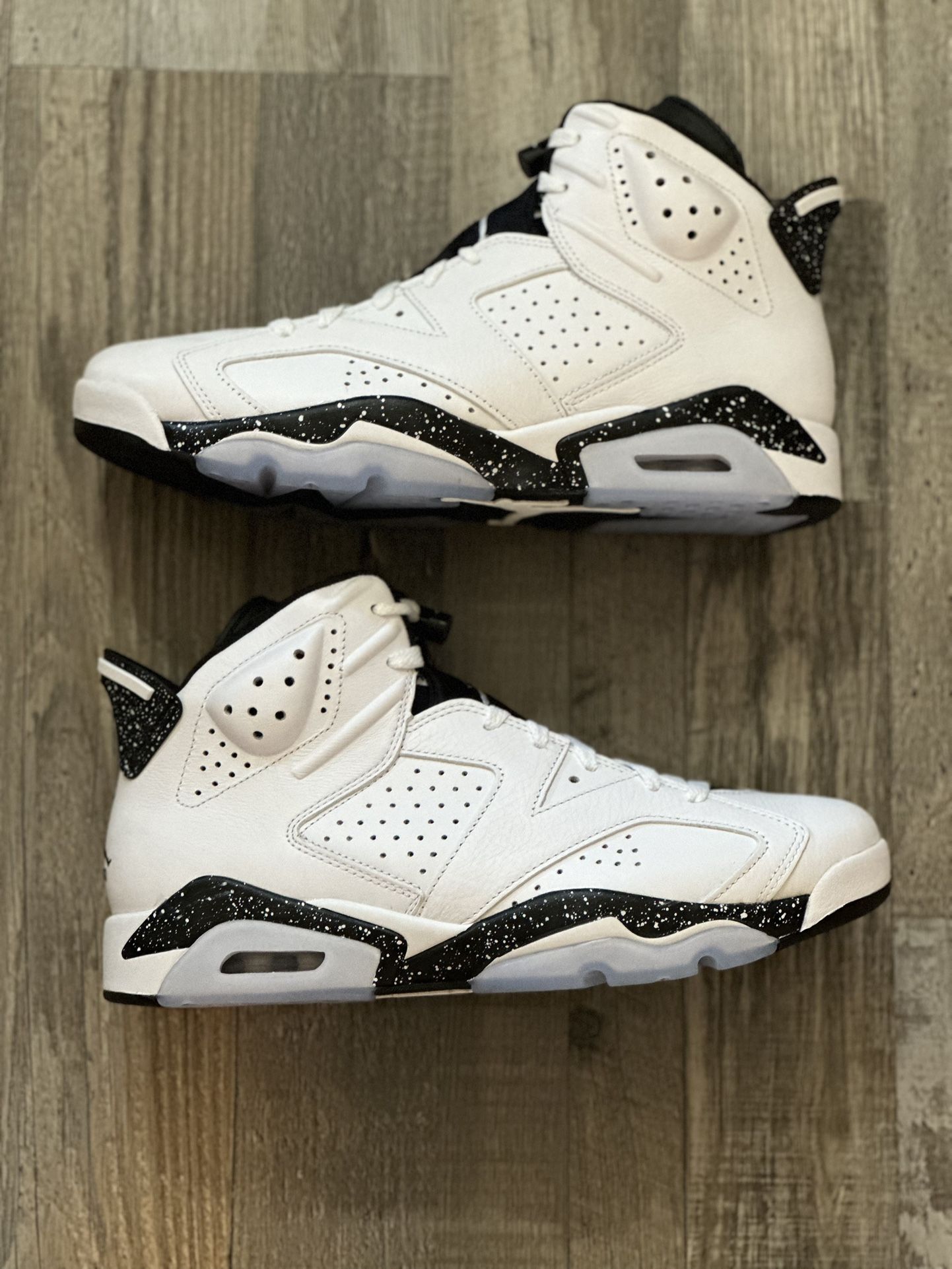 Nike Air Jordan 6 Retro Reverse Oreo Black White Men ...