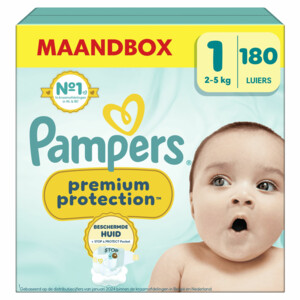 Pampers Premium Protection Luiers Maat 1 (2-5kg) 180 stuks | Plein.nl