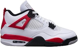 Nike Air Jordan 4 Retro Men White/Fire Red-Black Cement DH6927-161 10.5