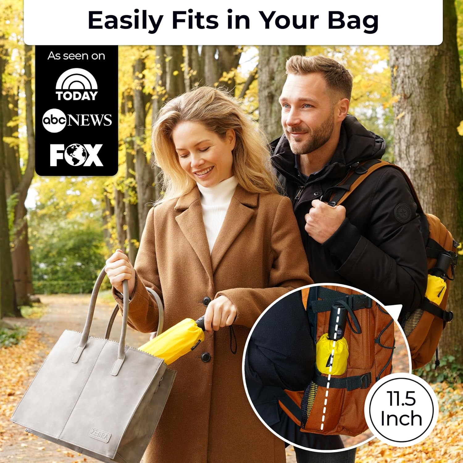 TUMELLA Strongest Windproof Travel Umbrella (Compact ...