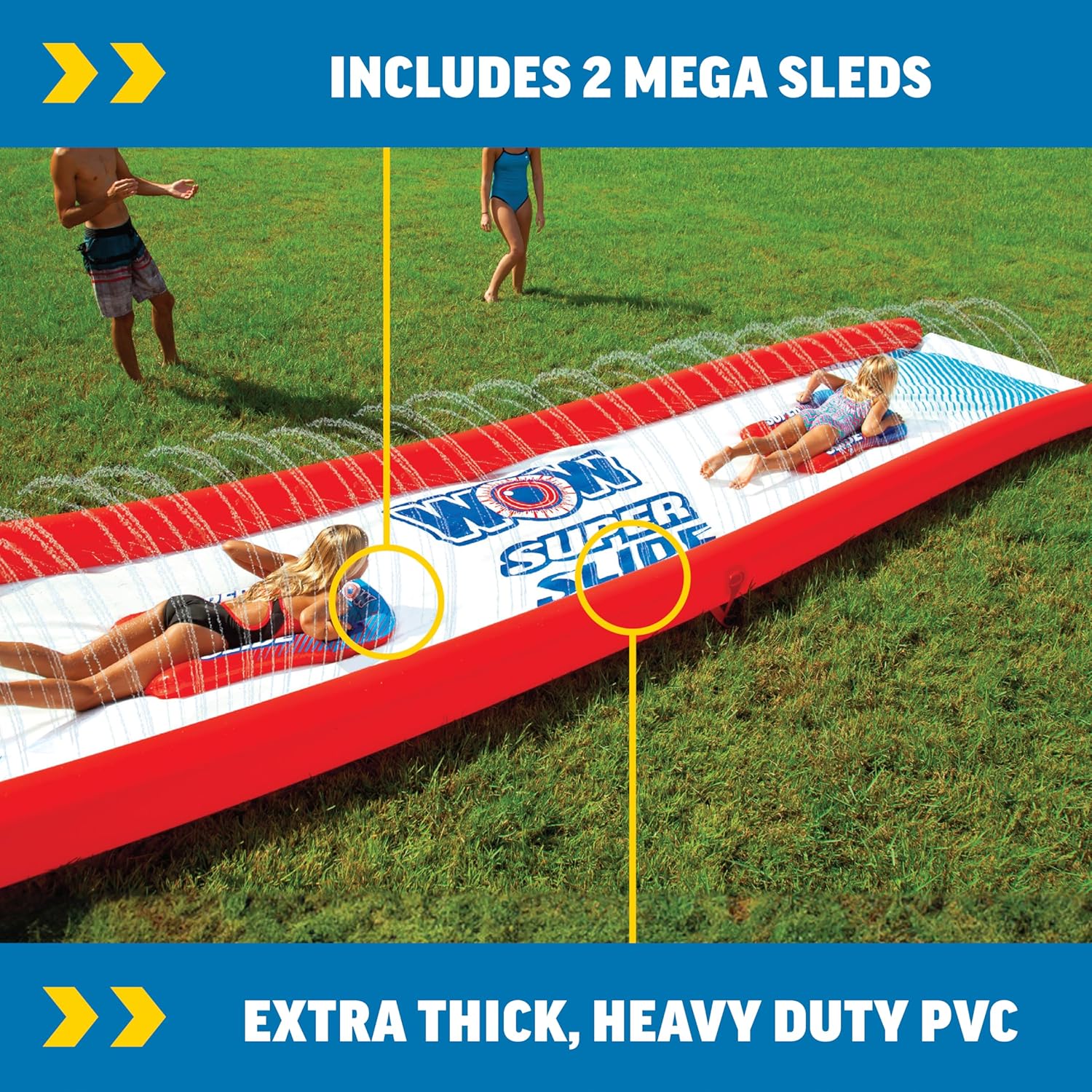 Slip n Slide Fun for Adults & Children - Zigzag Sprinkler ...