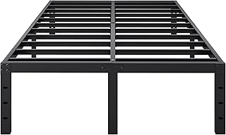Full Size Bed Frame, 18 Inch Heavy Duty Metal Platform Bed Frame No Box Spring Needed, Mattress Foundation, Storage Space, No Noise, Easy Assembly