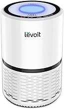 Air Purifiers for Home, High Efficient Filter for Smoke, Dust and Pollen in Bedroom, Filtration System Odor Eliminators for Office with Optional Night Light, LV-H132 1 Pack, White
