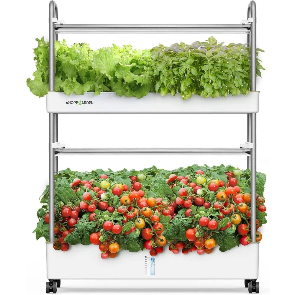 Hydroponics Growing System, 60 Pods, LED Grow Light ...