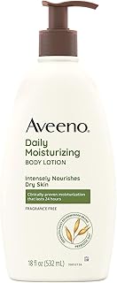 Daily Moisturizing Body Lotion with Soothing Oat and Rich Emollients, Fragrance-Free, 18 Fl Oz