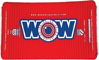 Wow Sports - Inflatable Water Mat - Pool Float Water Walkway - Fun Lake Accessory for Kids & Adults - 10 ft x 6 ft - Attach to Boats