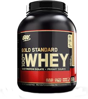 Gold Standard 100% WHEY Protein Powder ? Chocolate Malt (5 lbs./73 Servings)