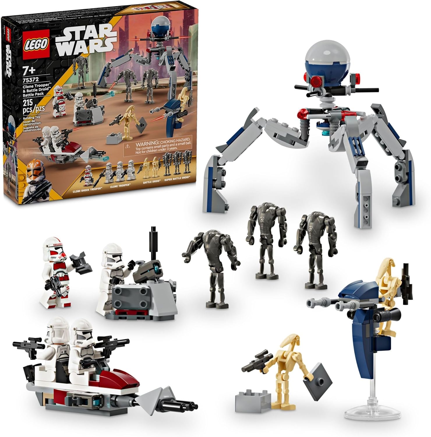 LEGO Star Wars Clone Trooper & Battle Droid Battle Pack ...