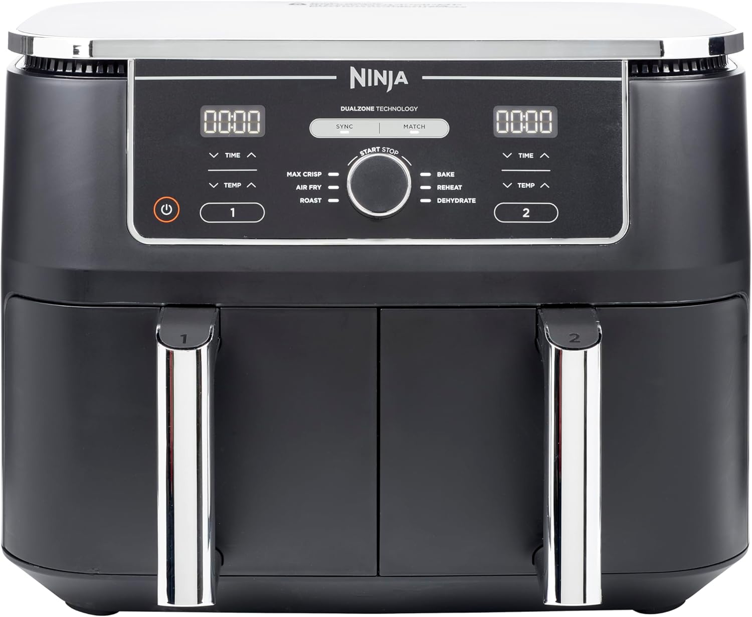 NINJA Foodi MAX Dual Zone Air Fryer, 2 Tiroirs, 9,5L, 6-en-1, Sans ...