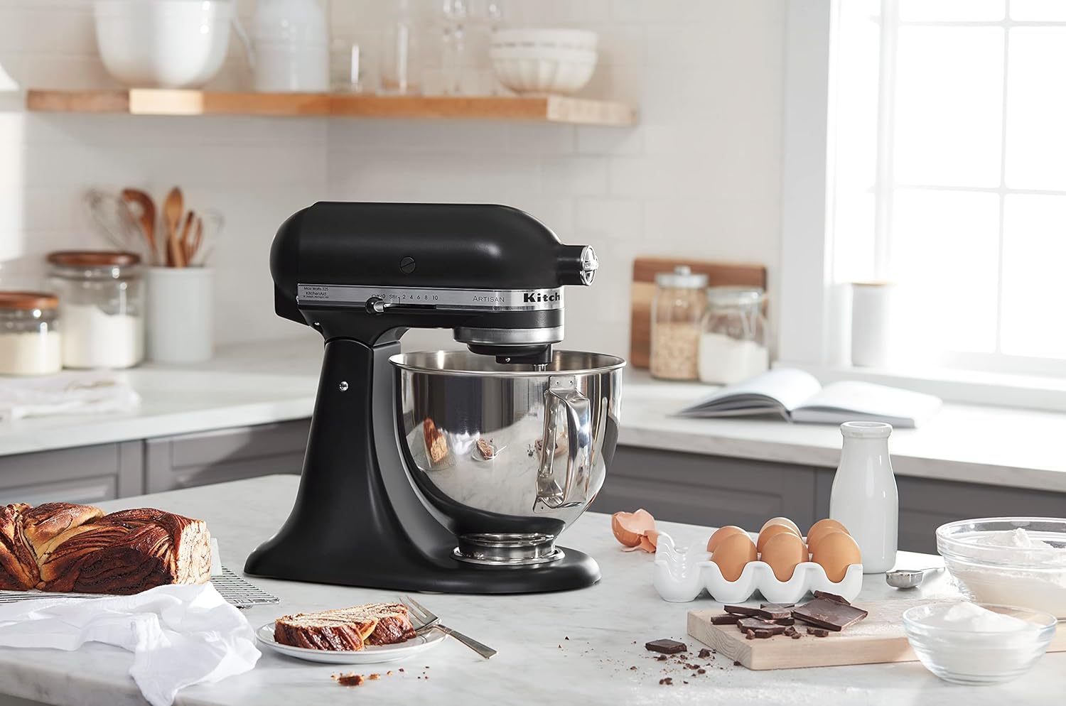 KitchenAid Artisan Series 5 Quart Tilt Head Stand Mixer with ...