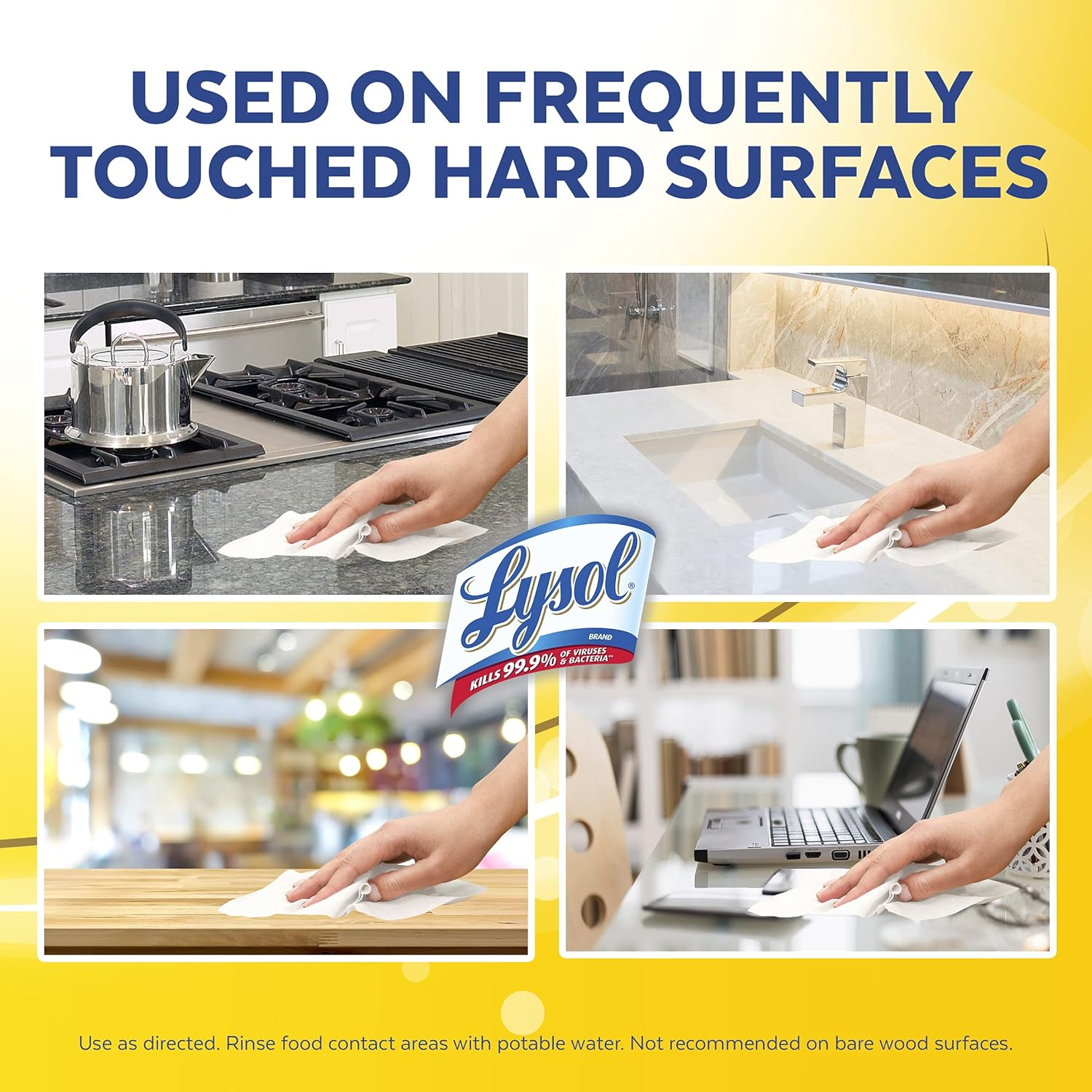 Lysol Disinfectant Wipes, Multi-Surface Antibacterial Cleaning ...