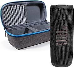 Flip 6 Waterproof Portable Wireless Bluetooth Speaker Bundle with divvi! Premium Hardshell Case - Black