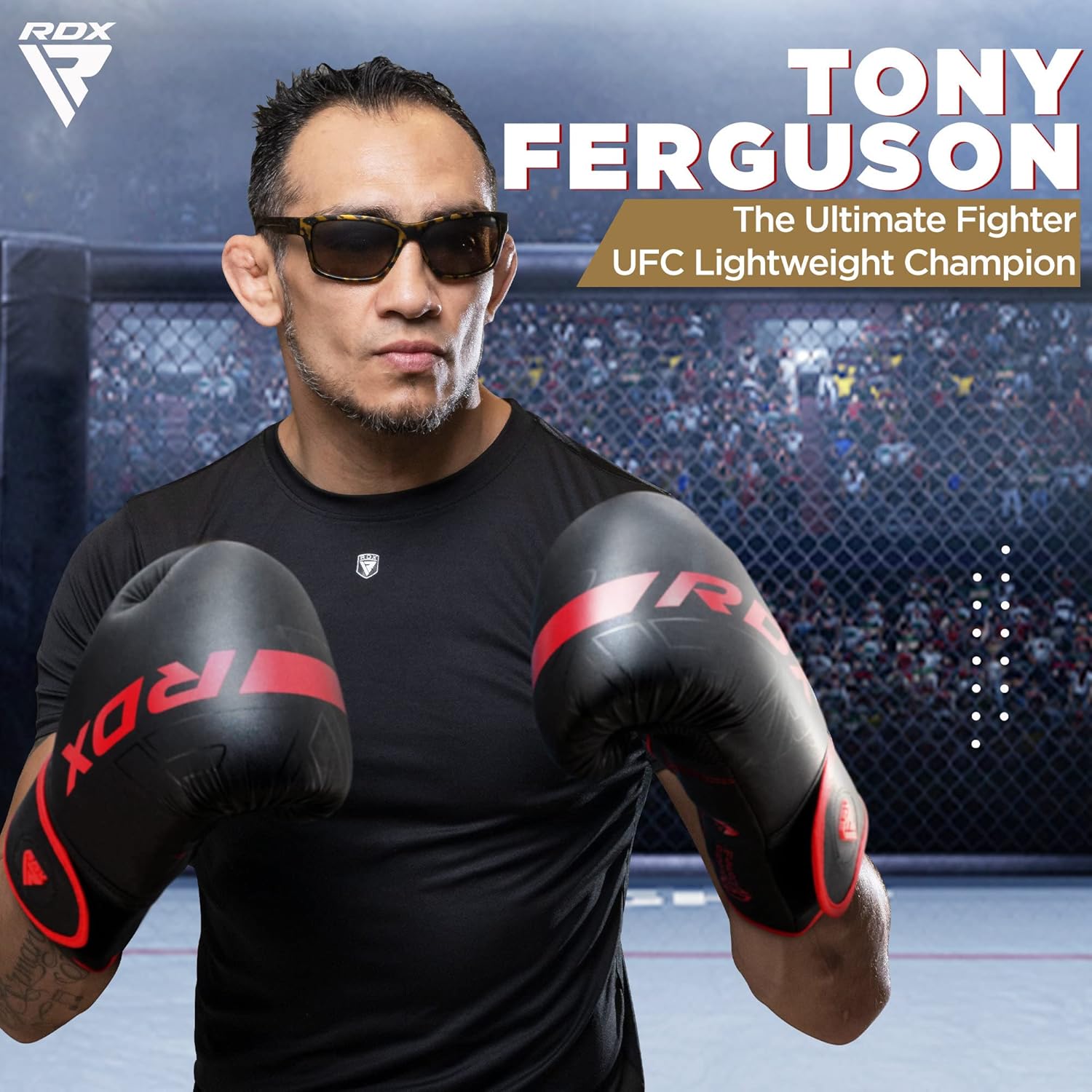 RDX Boxing Gloves, Pro Training Sparring, Maya Hide Leather ...