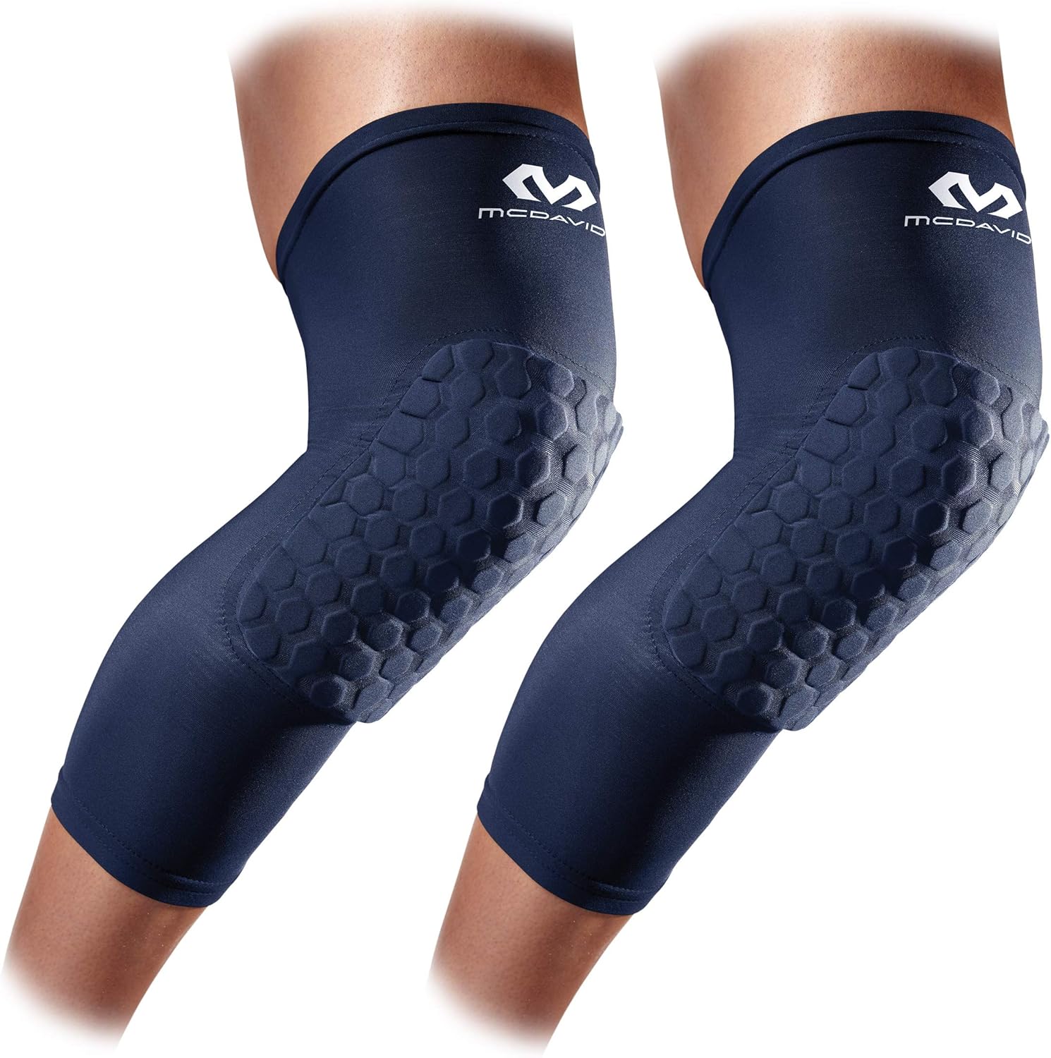 McDavid Hex Knee Pads Compression Leg Sleeve for Basketball ...